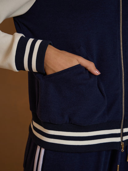 UltraSoft Velour Long Sleeve Full Zip Jacket