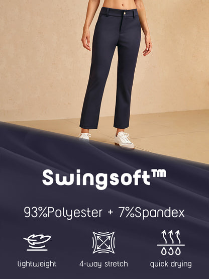 Navycore 37 Inch Performance Slim-Fit Stretch Ankle Pants