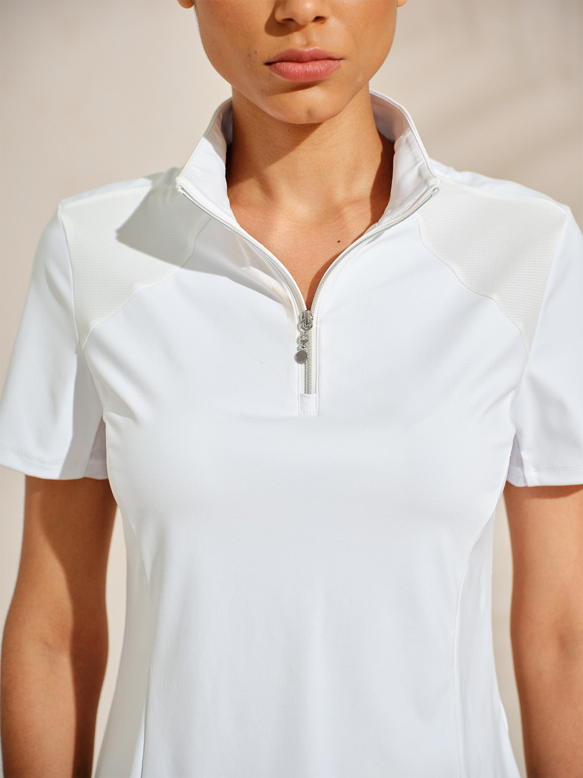More Than Basic Short Sleeve Quarterzip UPF50+