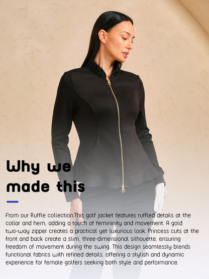 More Than Basic Chaqueta de Golf con Volantes