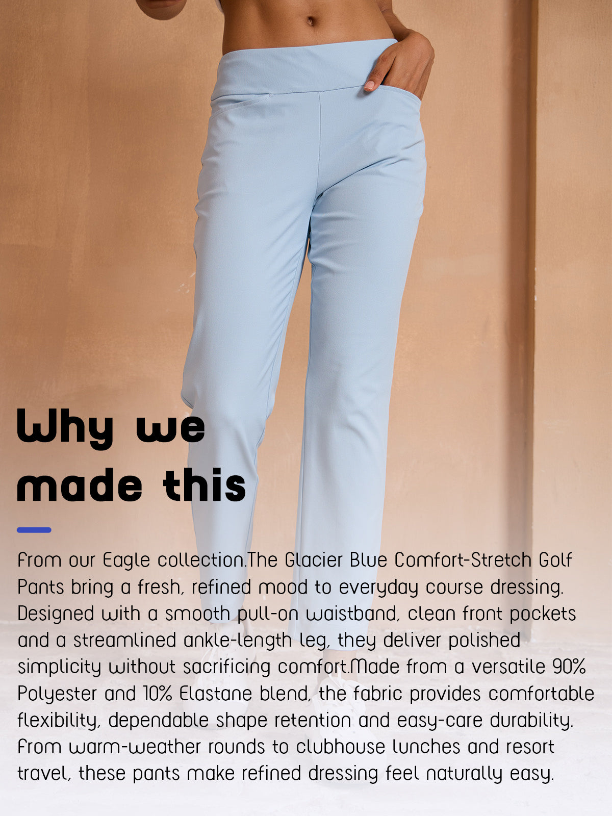 EAGLE 28 Inch Performance Stretch Ankle Pants