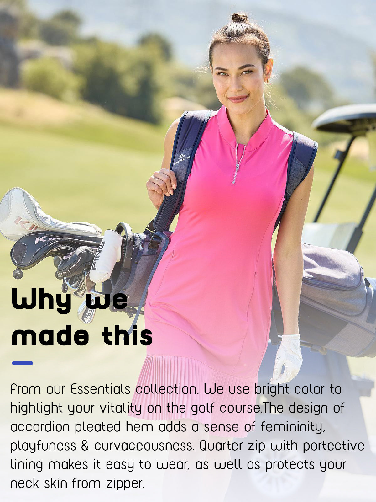 More Than Basic Pleated Dress UPF50+