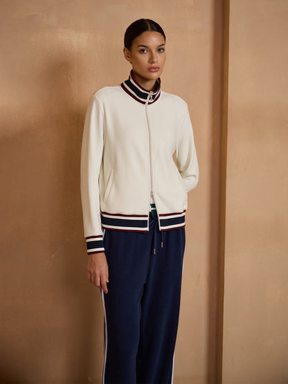 UltraSoft Velour Long Sleeve Full Zip Jacket