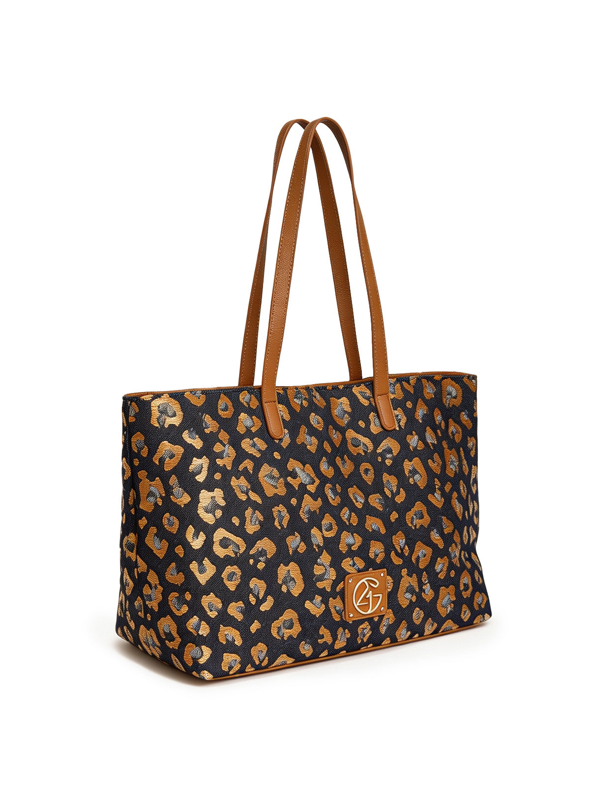 Leopard Jacquard Canvas Everyday Tote