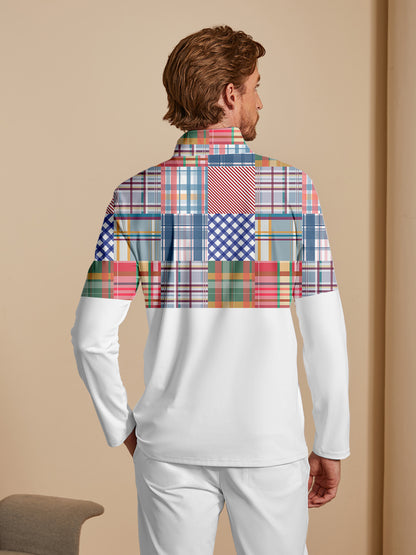 Not So Classic Men's Golf Shirt Quarterzip UPF50+