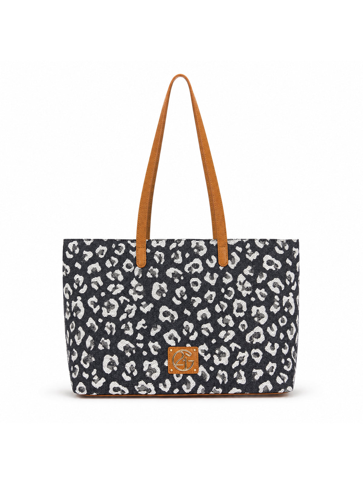 Leopard Jacquard Canvas Everyday Tote