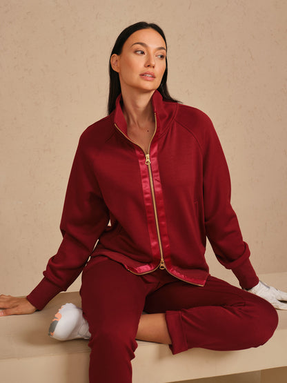 ウルトラソフト長袖トリムジャケット