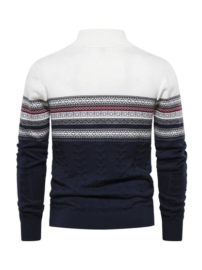 More Than Basic Men's Golf Quarter Zip Sweater