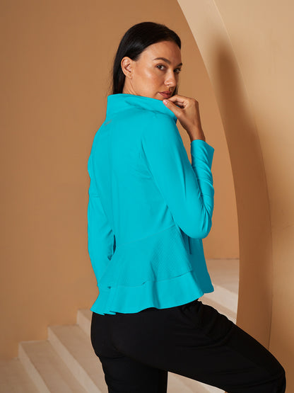 おしゃれ Ruffle ゴルフ ジャケット 日焼け止めレディースゴルフ ウェア