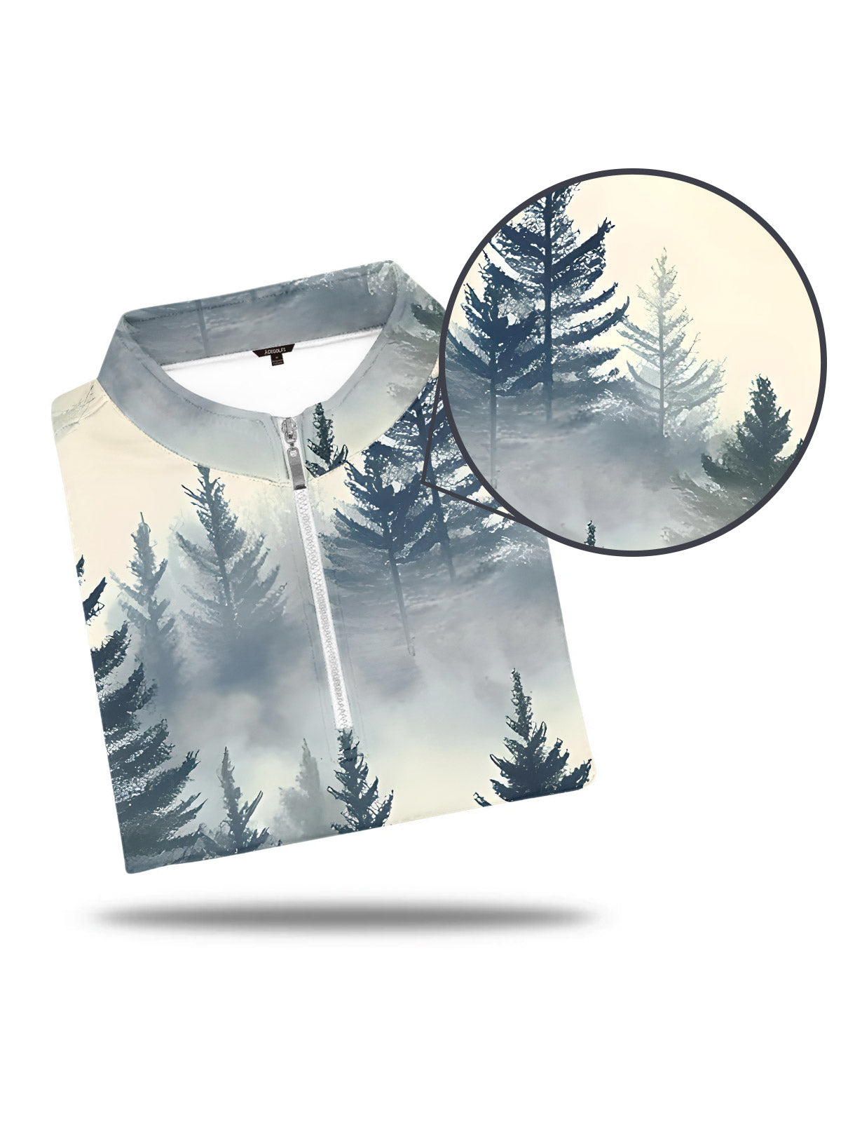 Inked Skins Heren Golfshirt Quarterzip UPF50+