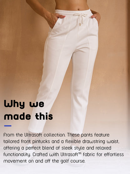 UltraSoft Stretch Drawstring Ankle Pants