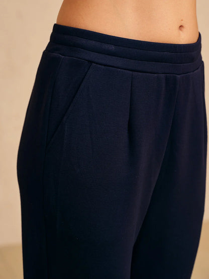 UltraSoft Pantalones con Puño y Cordón Oculto Elástico