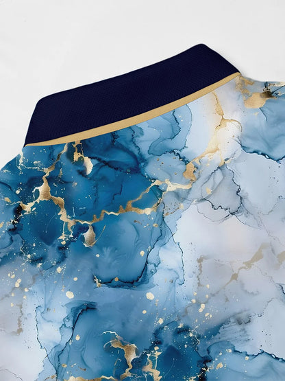 Inked Skins Heren Polo met Geribde Kraag UPF50+