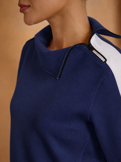 Mehr als nur ein normales Golf-Sweatshirt mit unregelmäßigem Kragen