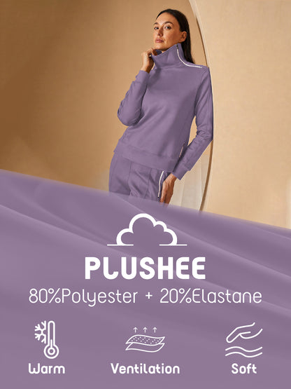 Chic Irregular Collar Sudadera Ropa Golf Mujer