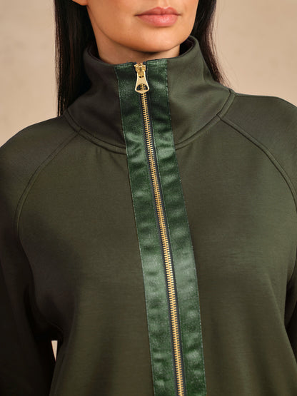 ウルトラソフト長袖トリムジャケット