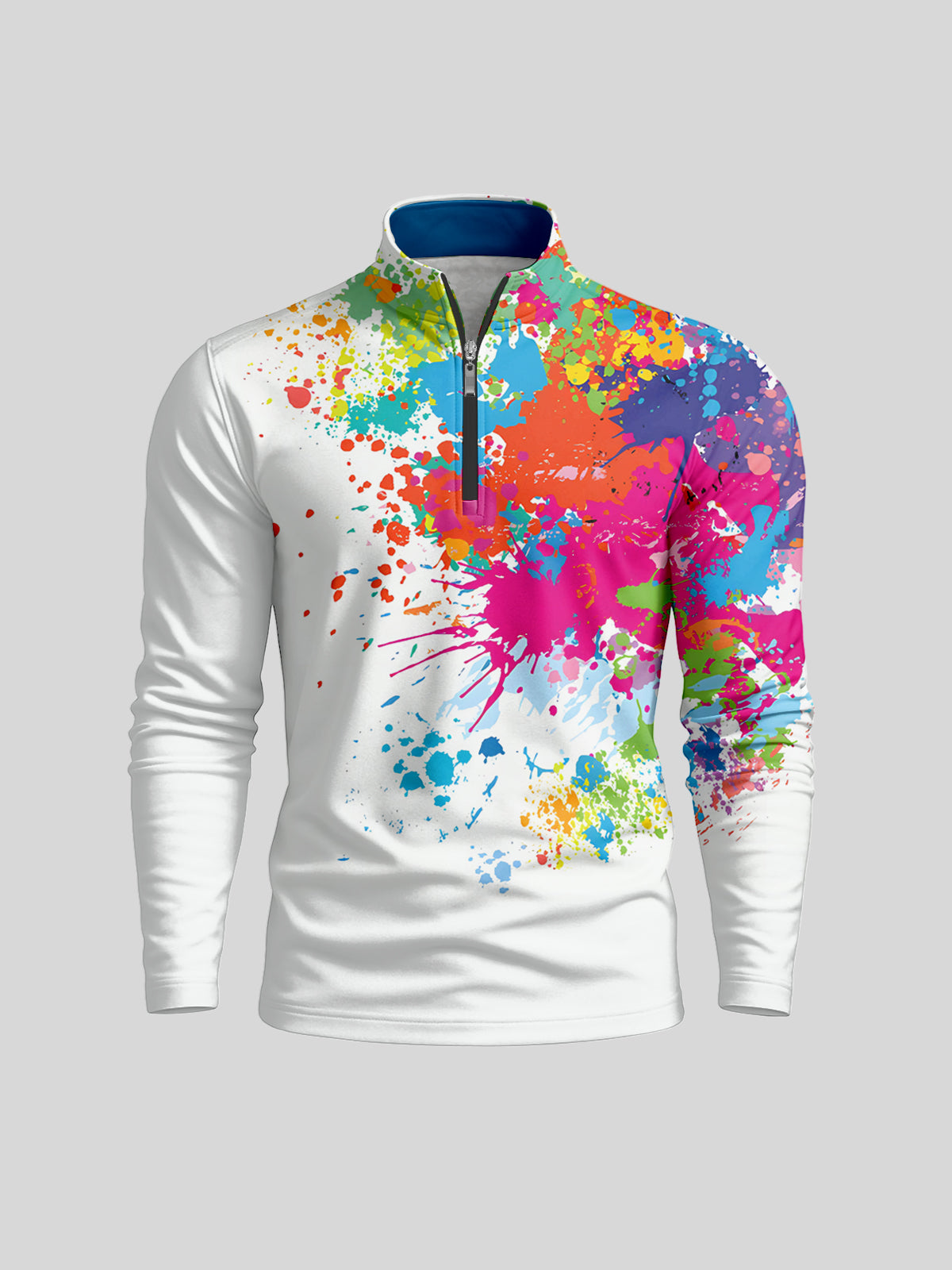 Inked Skins Men's Golf Shirt Quarterzip UPF50+