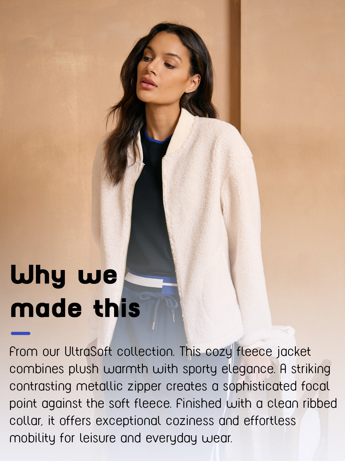 More Than Basic Cloud Fleece Bomber Jacket
