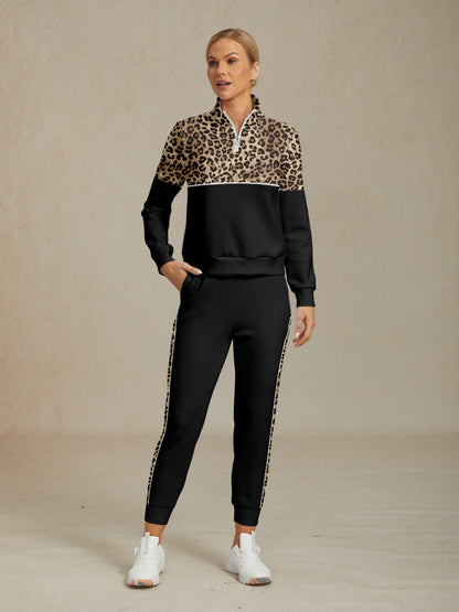 Sudadera de golf con estampado de fiesta de vida silvestre