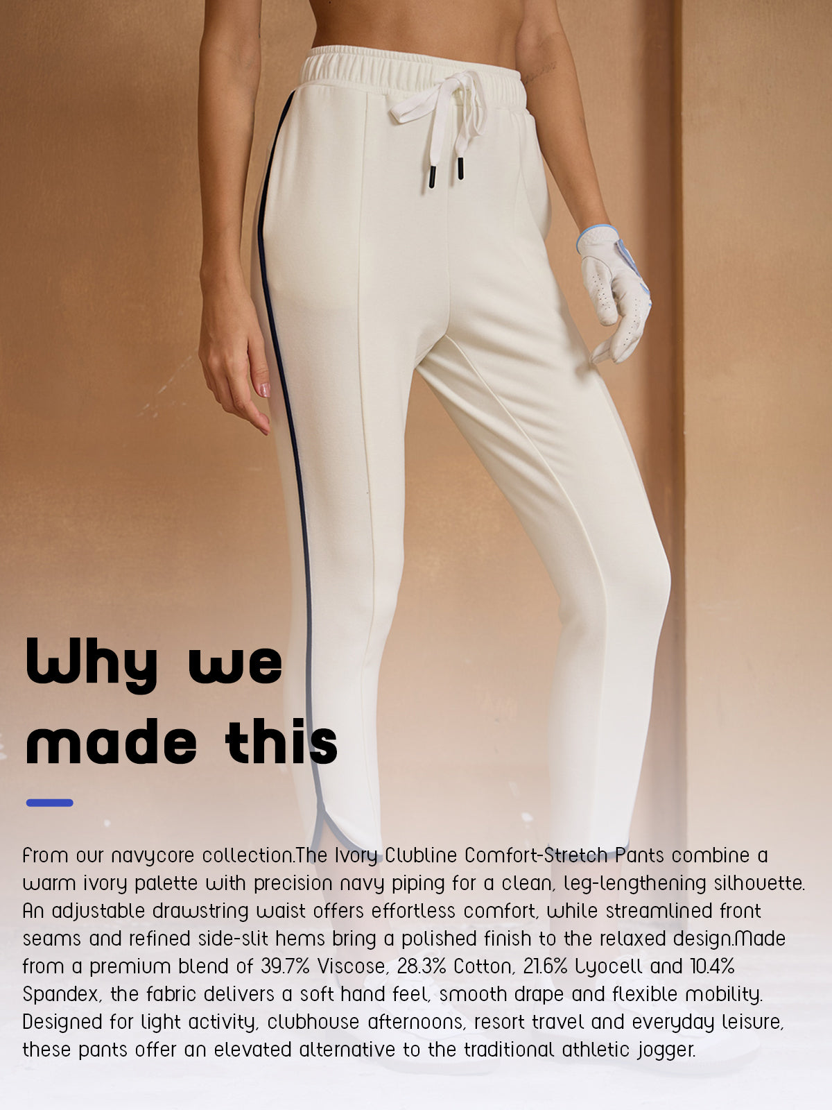 UltraSoft Velour Stretch Drawstring Trimmed Ankle Pants