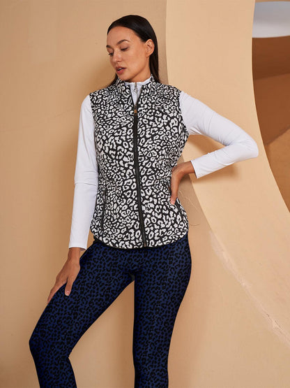 More Than Basic Leggings de golf de leopardo de 35 pulgadas