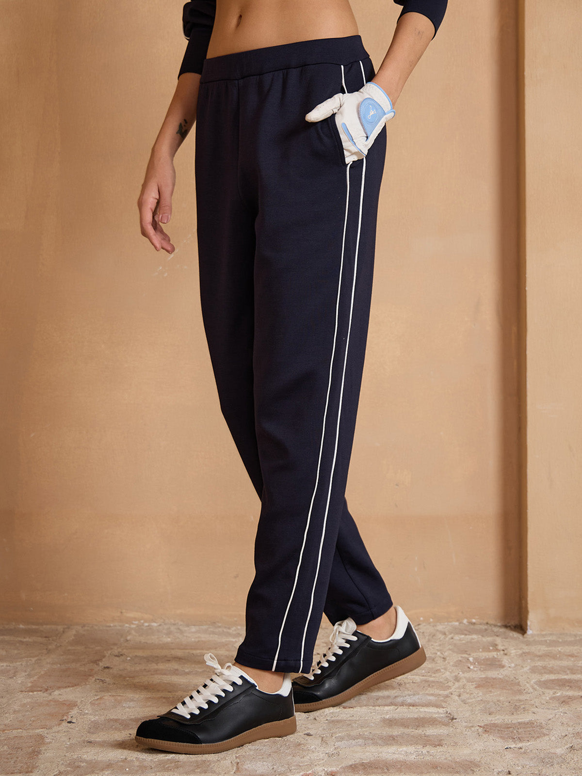 UltraSoft Wool Stretch Trimmed Pants