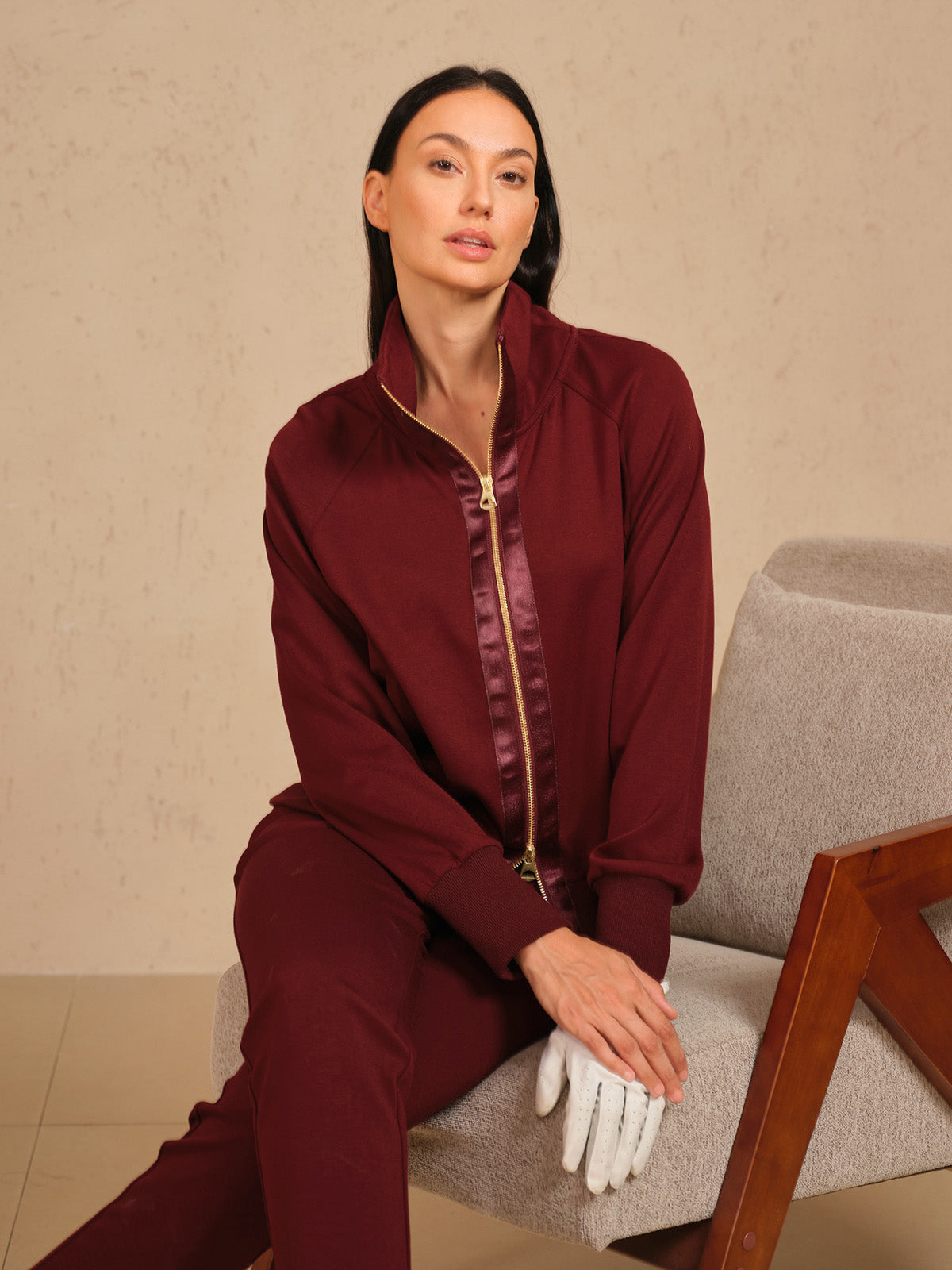 ウルトラソフト長袖トリムジャケット