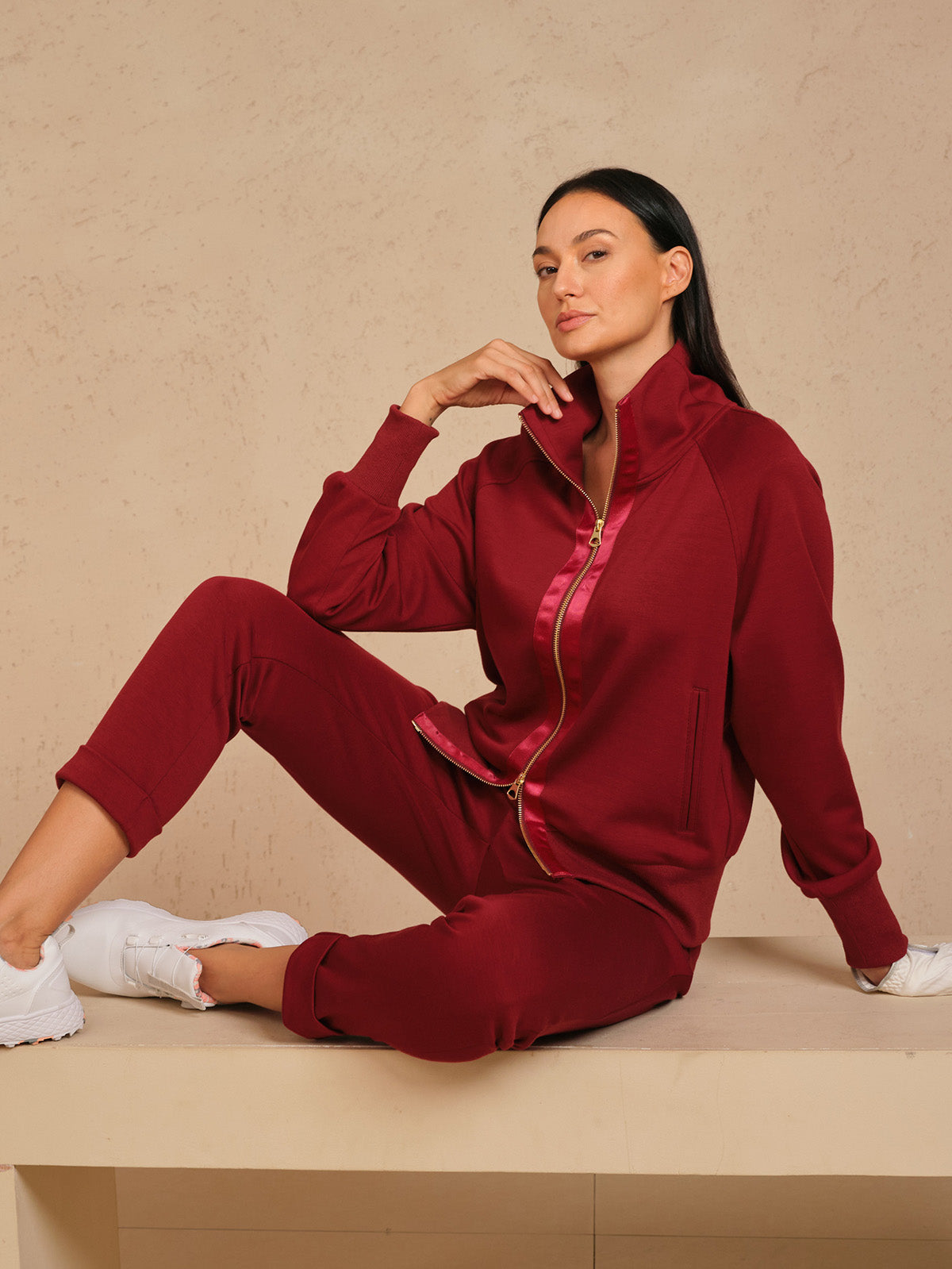 ウルトラソフト長袖トリムジャケット