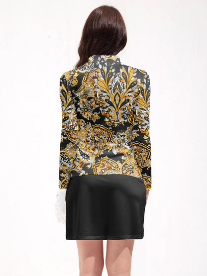 Pretty Feminine Golf Shirt Quarterzip UPF50+