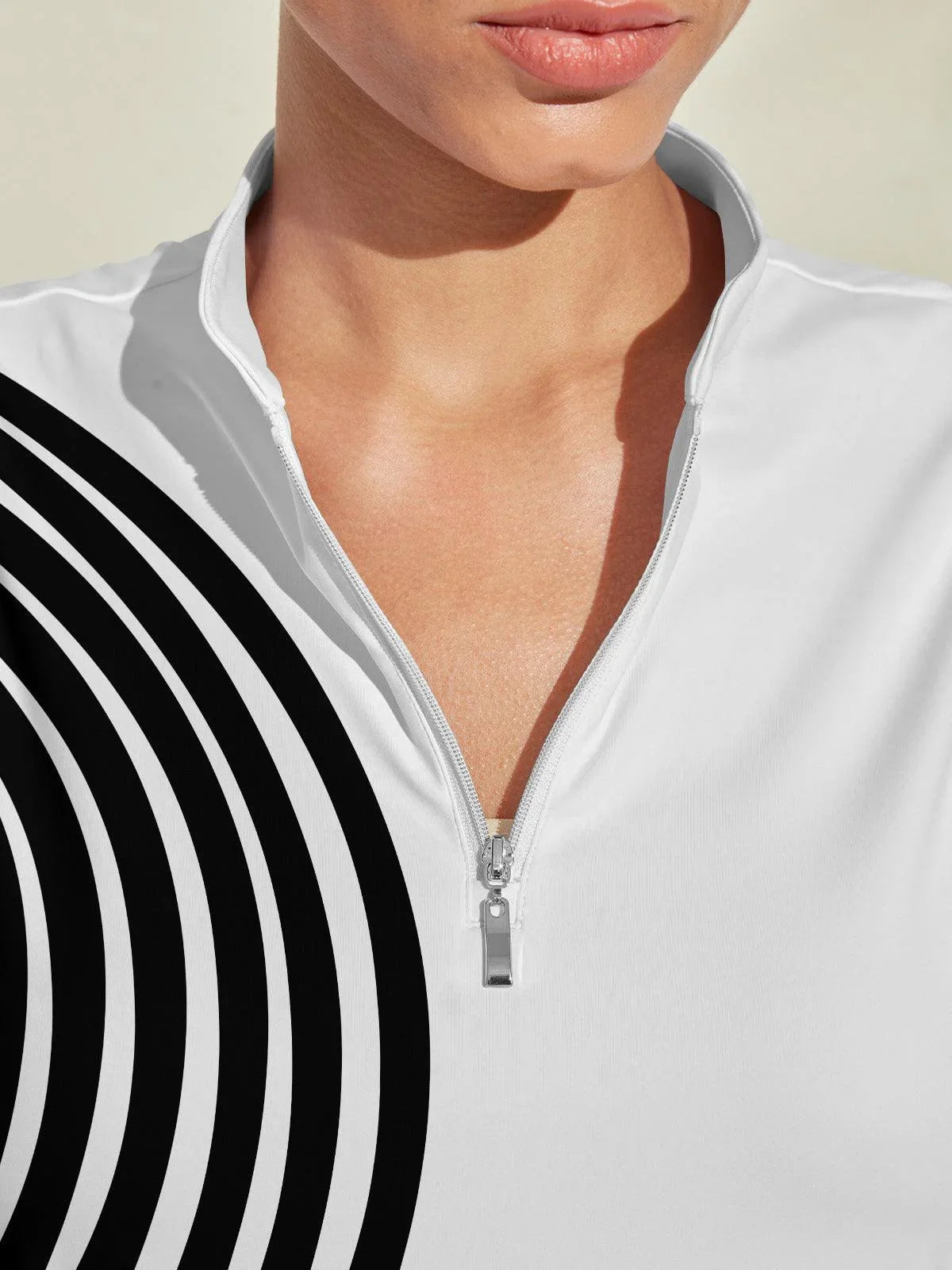 Playful Nautical Long Sleeve 36.5 Inch Dress UPF50+