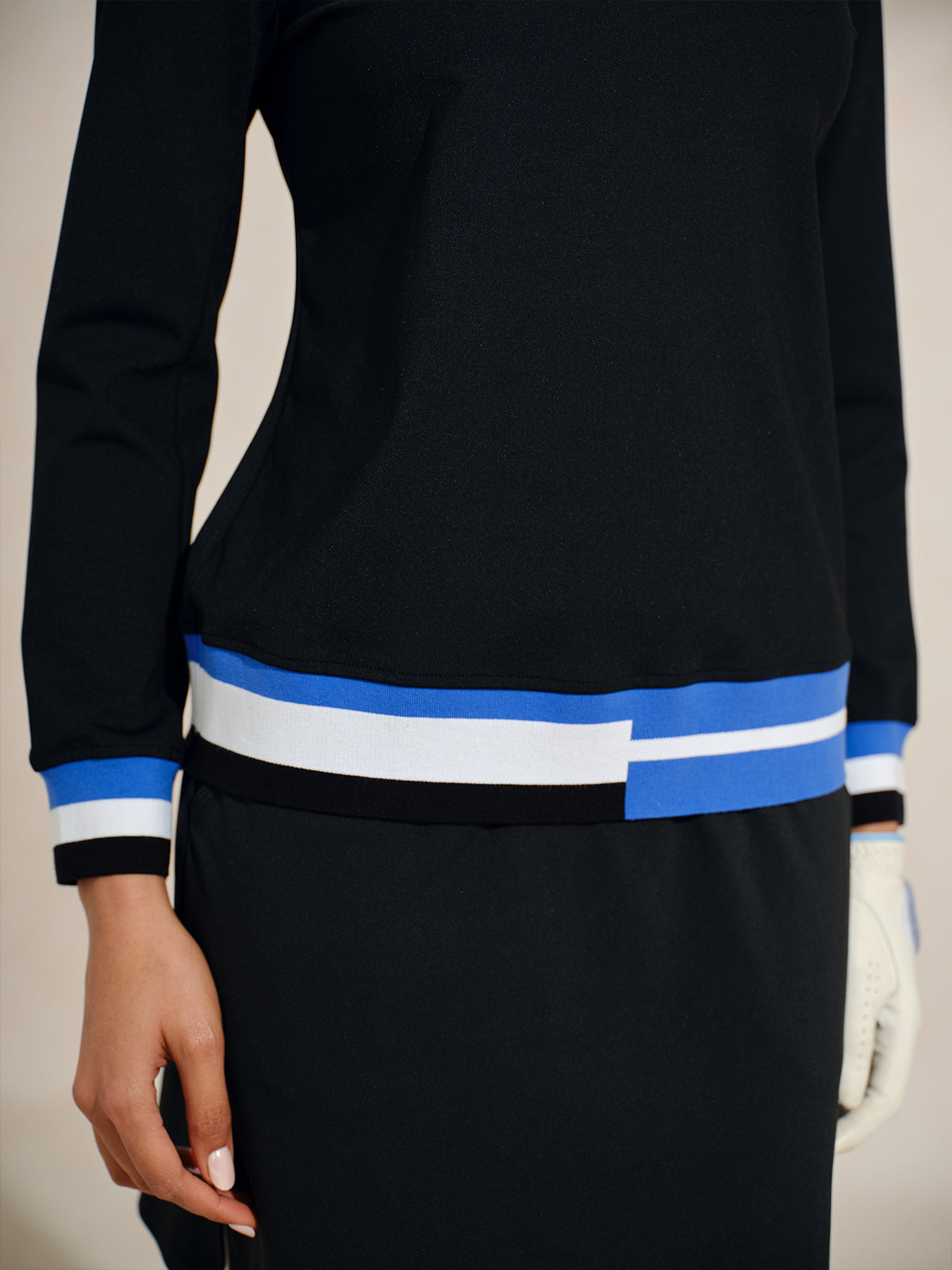 Navycore Color Block Golfpolo met Reverskraag UPF50+