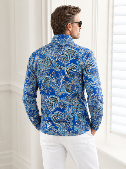 Mystical Boho Men's Golf Shirt Quarterzip UPF50+