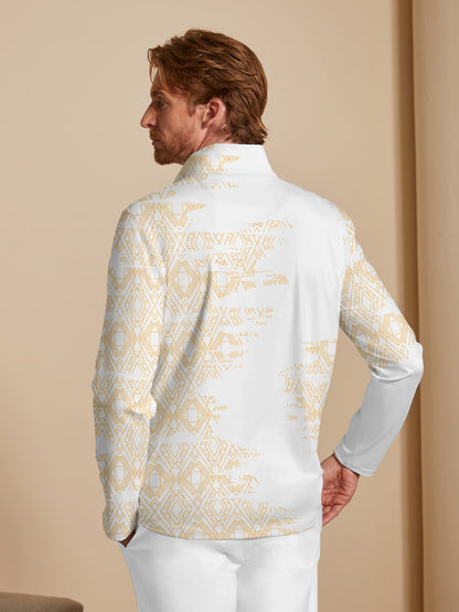 Not So Classic Herren Golfshirt mit Viertelreißverschluss UPF50+