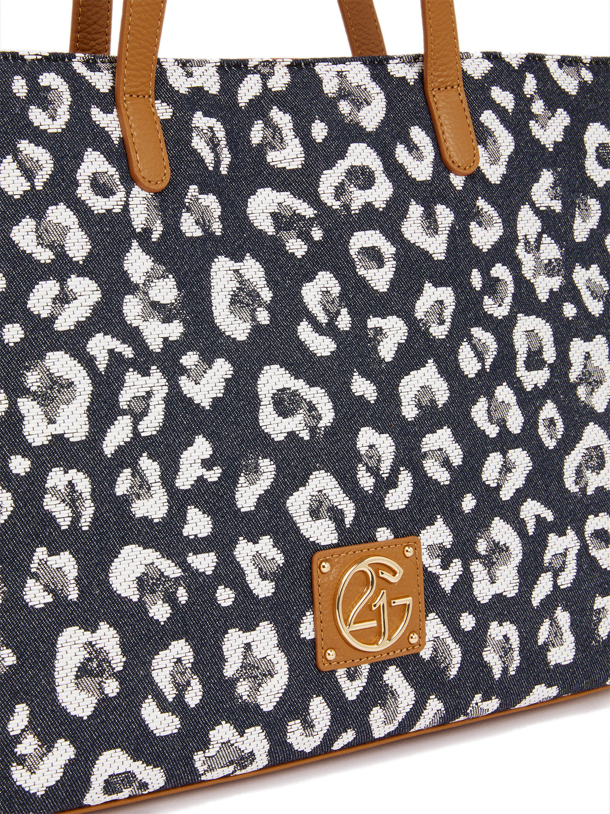 Leopard Jacquard Canvas Everyday Tote