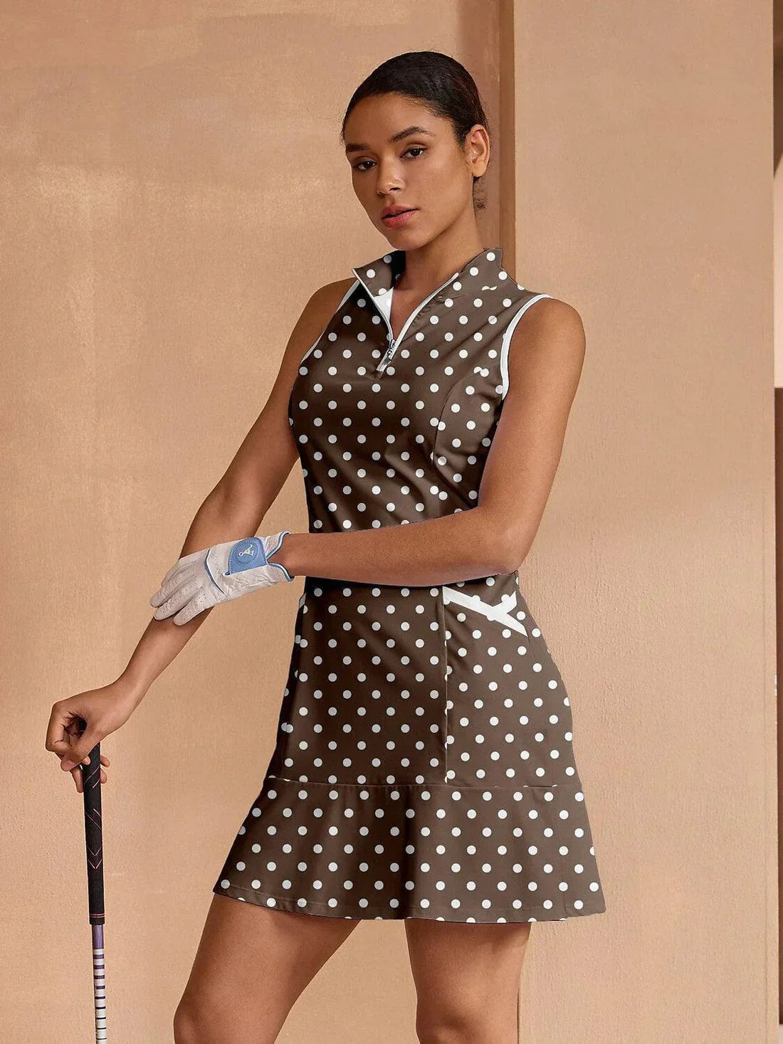 Hyper-prep Ruffle 35,5 Inch Jurk Voor Golf, Pickleball & Tennis