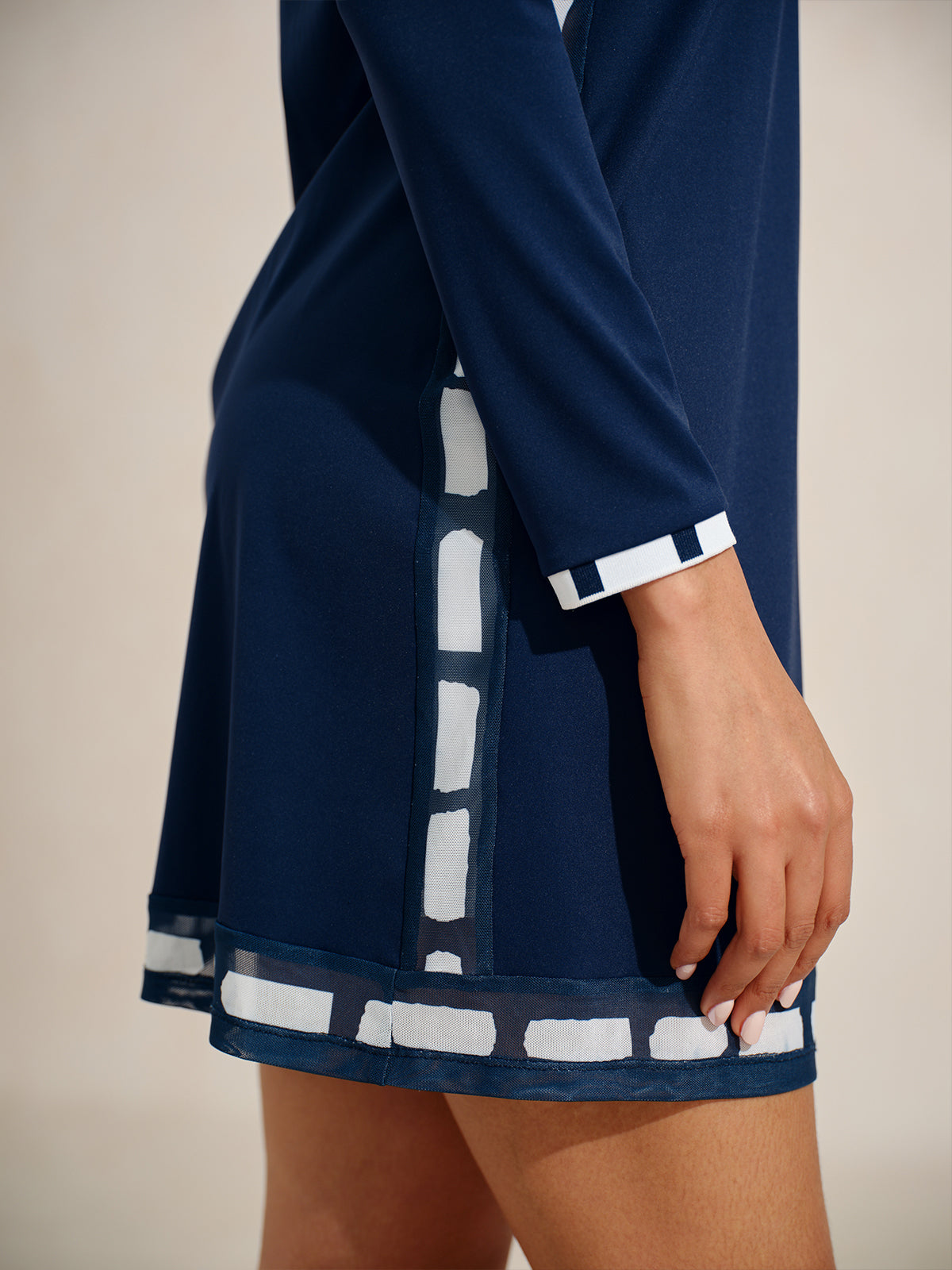 Navycore Color Block Mesh 36,5 Inch Jurk UPF50+