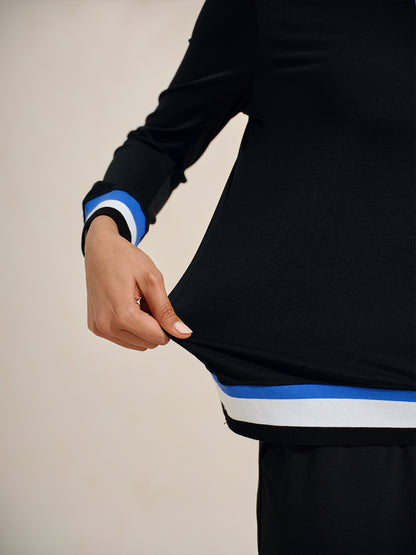 Navycore Color Block Golfpolo met Reverskraag UPF50+