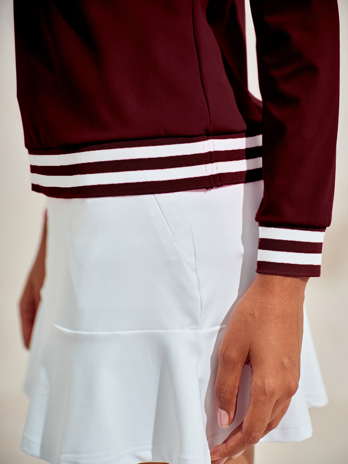 Navycore Long Sleeve Golf Shirt Quarterzip UPF50+