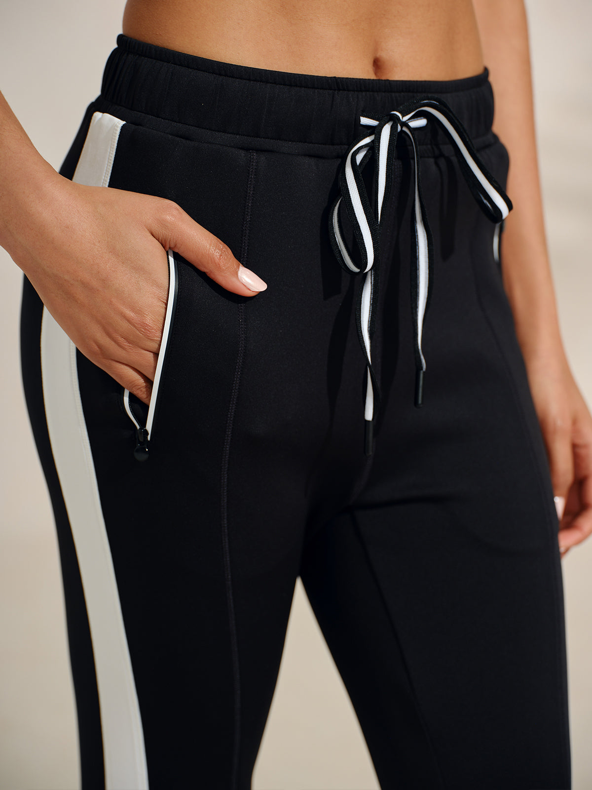 More Than Basic Drawstring Capri Sweatpants