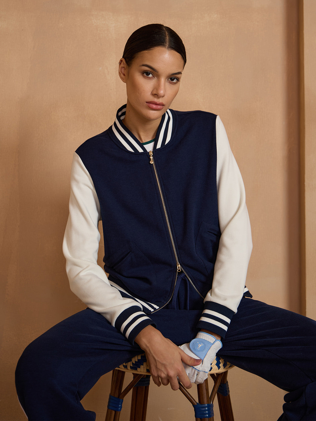 UltraSoft Velour Long Sleeve Full Zip Jacket