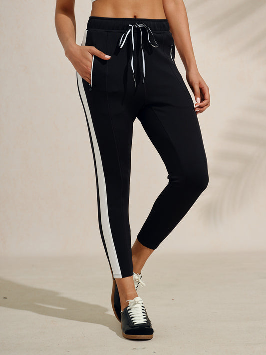 More Than Basic Drawstring Capri Sweatpants