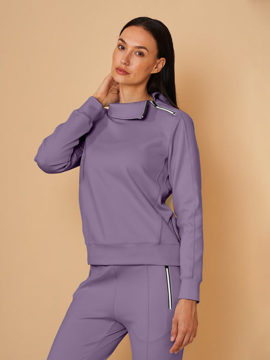 Chic Irregular Collar Sudadera Ropa Golf Mujer