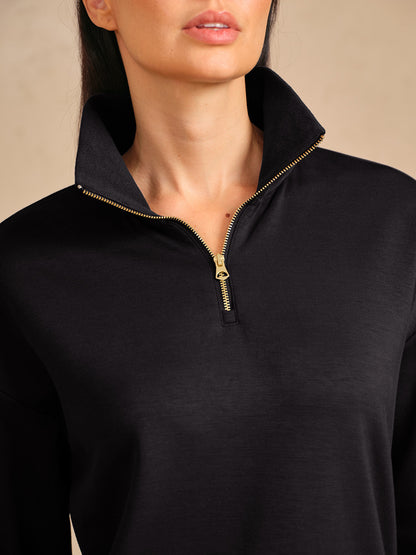 UltraSoft Long Sleeve Quarterzip Sweatshirt