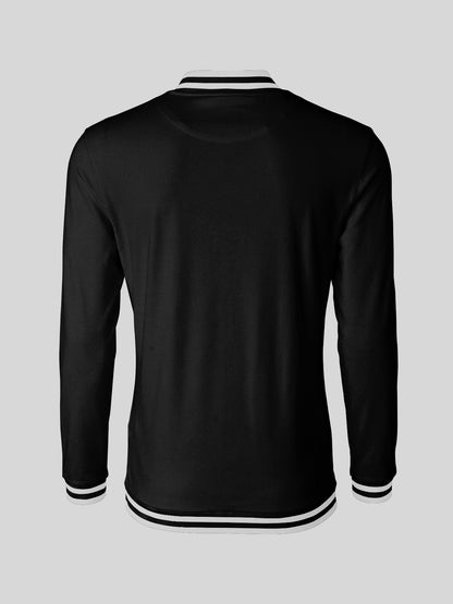 Playful Nautical Men's Golf Shirt Quarterzip UPF50+