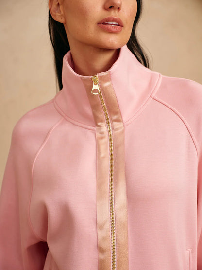 Chaqueta de manga larga UltraSuave con ribetes