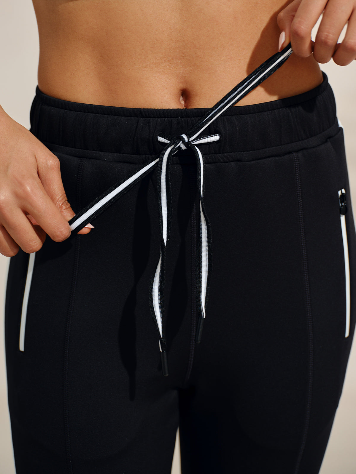 More Than Basic Drawstring Capri Sweatpants