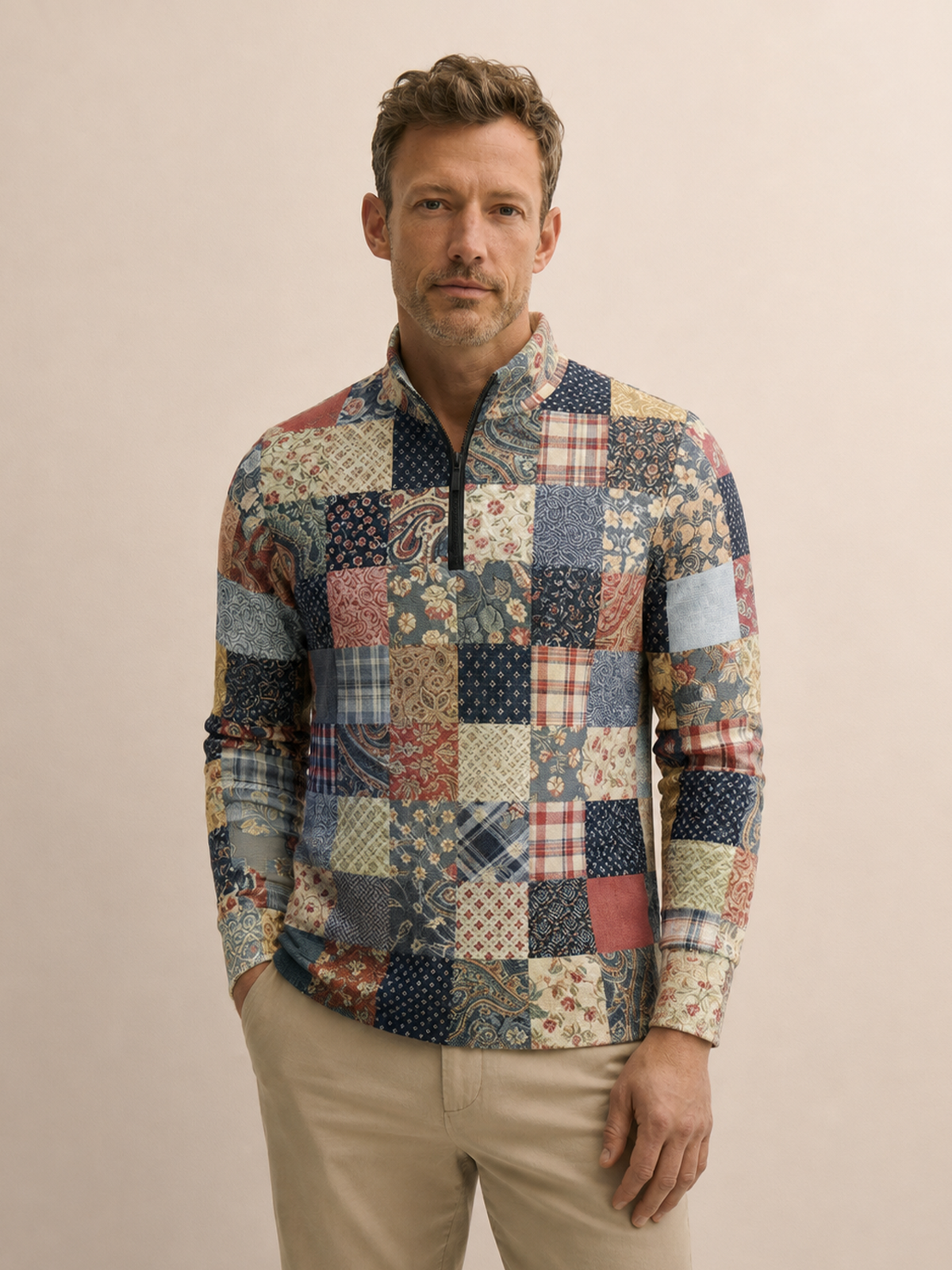 Not So Classic Men's Golf Shirt Quarterzip UPF50+
