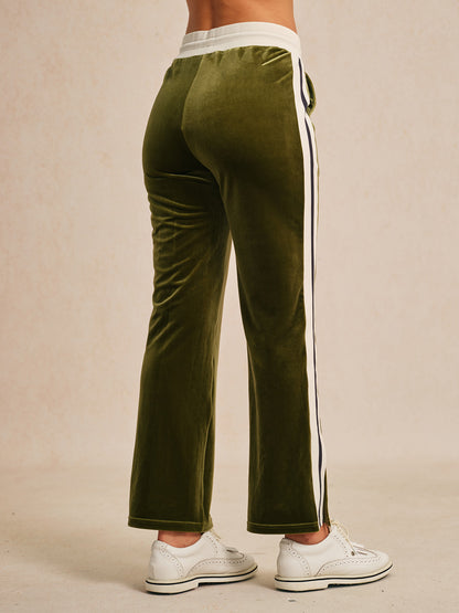 UltraSoft Velvet 40 Inch Stretch Drawstring Wide Leg Pants