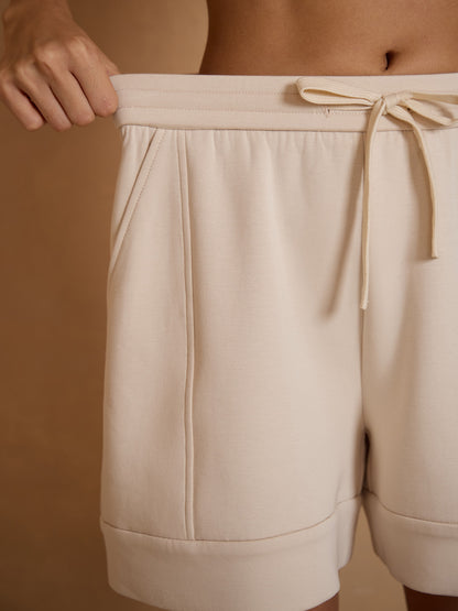 UltraSoft Drawstring Wide Leg Shorts