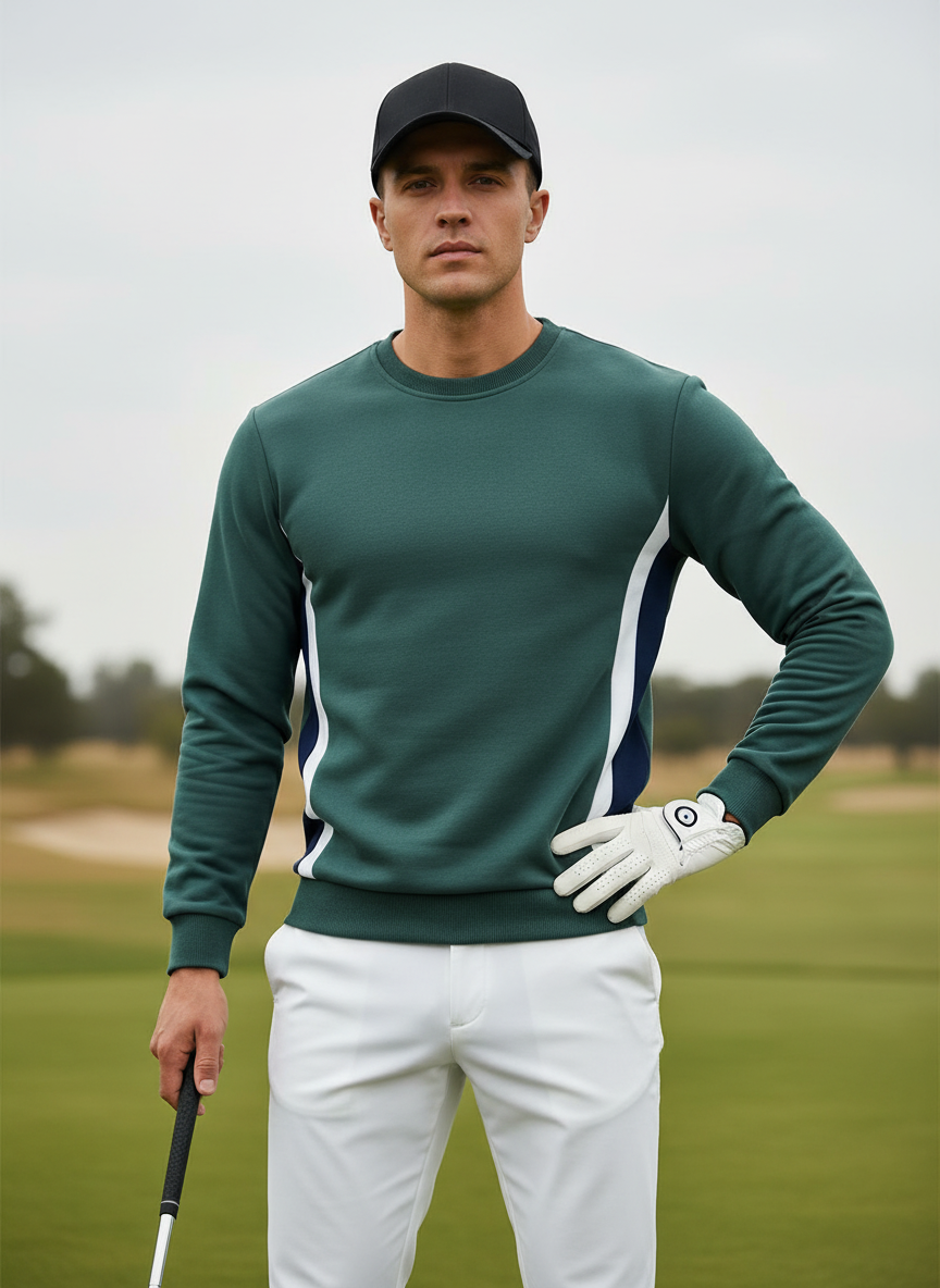 More Than Basic Men's Golf Crewneck Sweatshirt